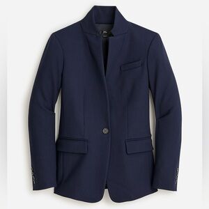 J. Crew Petite Regent Blazer in Four-Season Stretch Navy Blue size 10P
